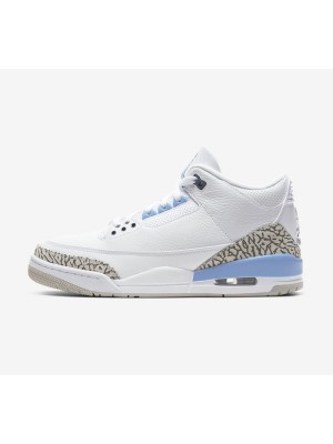 Limited Edition Air Jordan 3 Retro "UNC" North Carolina Blue Classic Casual Sneakers CT8532-104