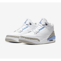 Limited Edition Air Jordan 3 Retro "UNC" North Carolina Blue Classic Casual Sneakers CT8532-104