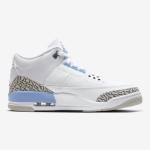 Air Jordan 3 Retro "UNC" North Carolina Blue Classic Casual Sneakers