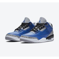 Limited Edition Air Jordan 3 Varsity Royal Blue Classic Casual Sneakers CT8532-400
