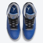 Air Jordan 3 Varsity Royal Blue Classic Casual Sneakers