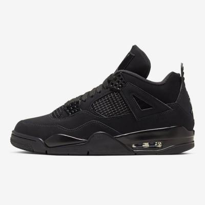 Air Jordan 4 "Black Cat" CU1110-010 - All-Black Classic Design, Must-Have Fashion Sneaker!