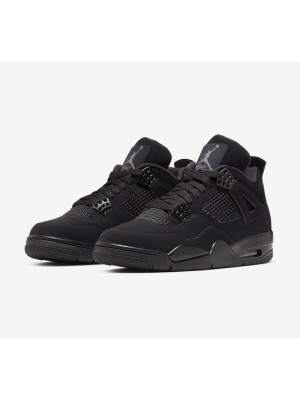 Air Jordan 4 "Black Cat" CU1110-010 - All-Black Classic Design, Must-Have Fashion Sneaker!