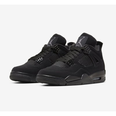 Air Jordan 4 "Black Cat" CU1110-010 - All-Black Classic Design, Must-Have Fashion Sneaker!