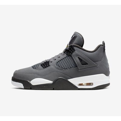 Air Jordan 4 Retro Cool Grey 2019 308497-007 スニーカー - クラシックなグレー配色、スタイリッシュなデザイン再販