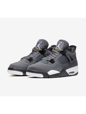 Air Jordan 4 Retro Cool Grey 2019 308497-007 スニーカー - クラシックなグレー配色、スタイリッシュなデザイン再販