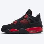 Air Jordan 4 Retro Red Thunder CT8527-016 スニーカー - 大胆な赤黒デザイン