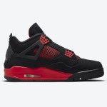 Air Jordan 4 Retro Red Thunder CT8527-016 Sneakers - Bold Red and Black Design