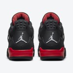 Air Jordan 4 Retro Red Thunder CT8527-016 スニーカー - 大胆な赤黒デザイン