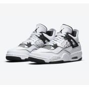 Men's Air Jordan 4 Retro 'DIY' DC4101-100 - Customizable White and Black Sneakers with Ultimate Comfort and Style