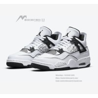 Women's Air Jordan 4 Retro 'DIY' DC4101-100 - Customizable White and Black Sneakers with Ultimate Comfort and Style