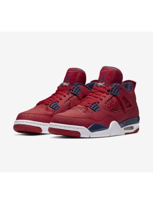 Air Jordan 4 "FIBA Gym Red" CI1184-617 - Vibrant Red Design, Iconic Basketball Heritage