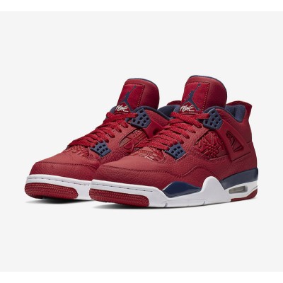 Air Jordan 4 "FIBA Gym Red" CI1184-617 - Vibrant Red Design, Iconic Basketball Heritage