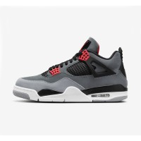 Air Jordan 4 Infrared DH6927-061 Sneakers - Classic Black with Bold Infrared Accents, Stylish Design