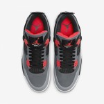 Air Jordan 4 Infrared DH6927-061 Sneakers - Classic Black with Bold Infrared Accents