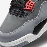 Air Jordan 4 Infrared DH6927-061 Sneakers - Classic Black with Bold Infrared Accents