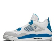 Air Jordan 4 Retro 'Military Blue' 308497-105 - Classic White and Blue Sneakers with Ultimate Comfort and Style