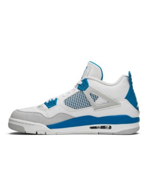 Air Jordan 4 Retro 'Military Blue' 308497-105 - Classic White and Blue Sneakers with Ultimate Comfort and Style