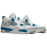 Air Jordan 4 Retro 'Military Blue' 308497-105 Classic White and Blue Sneakers with Ultimate Comfort