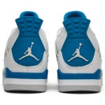 Air Jordan 4 Retro 'Military Blue' 308497-105 Classic White and Blue Sneakers with Ultimate Comfort