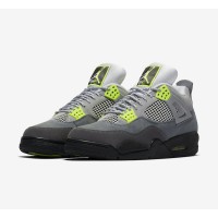 Air Jordan 4 Retro SE Neon 95 CT5342-007 Sneakers - Classic Design with Vibrant Neon Accents