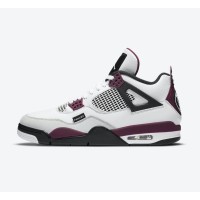 Air Jordan 4 PSG CZ5624-100 Paris Saint-Germain Collaboration - Classic White Bordeaux Sneakers