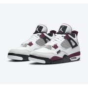 Air Jordan 4 PSG CZ5624-100 Paris Saint-Germain Collaboration - Classic White Bordeaux Sneakers