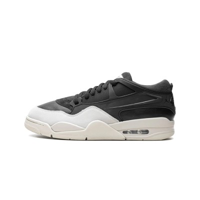 Air Jordan 4 RM "Black Sail" FQ7939-001 - Trendy Low-Top Sneakers, Comfortable, Durable, Streetwear Classic