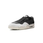 Air Jordan 4 RM "Black Sail" FQ7939-001 low-top sneakers in black and white