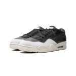 Air Jordan 4 RM "Black Sail" FQ7939-001 low-top sneakers in black and white