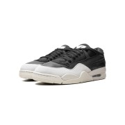 Air Jordan 4 RM "Black Sail" FQ7939-001 - Trendy Low-Top Sneakers, Comfortable, Durable, Streetwear Classic