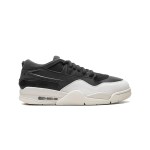 Air Jordan 4 RM "Black Sail" FQ7939-001 low-top sneakers in black and white