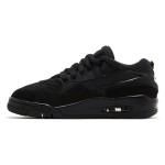 Air Jordan 4 RM GS "Black Cat" FQ7938-004 low-top sneakers in all-black