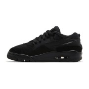 Air Jordan 4 RM GS "Black Cat" FQ7938-004 - All-Black Low-Top Trendy Sneakers, Minimalist, Durable, Versatile