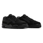 Air Jordan 4 RM GS "Black Cat" FQ7938-004 low-top sneakers in all-black