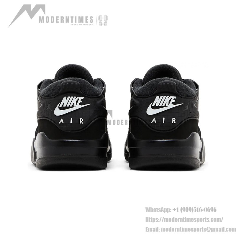 Air Jordan 4 RM GS "Black Cat" FQ7938-004 low-top sneakers in all-black