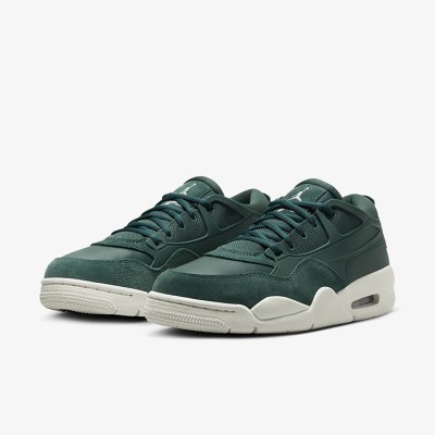 Air Jordan 4 RM Low "Oxidized Green" FQ7940-300 - Oxidized Green Low-Top Trendy Sneakers, Nature-Inspired, Comfortable, Durable