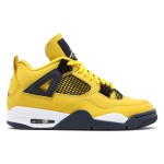 Air Jordan 4 Retro Lightning 2021 CT8527-700 Sneakers - Classic Yellow and Black Design