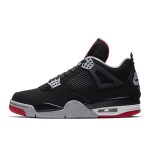 Air Jordan 4 Retro OG Bred 2019 308497-060 Sneakers - Classic Black and Red Design