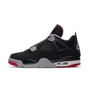 Air Jordan 4 Retro OG Bred 2019 308497-060 スニーカー - クラシックな黒と赤の配色、伝説のデザイン再現