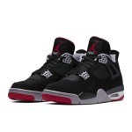 Air Jordan 4 Retro OG Bred 2019 308497-060 Sneakers - Classic Black and Red Design