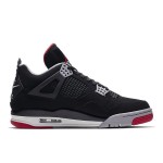 Air Jordan 4 Retro OG Bred 2019 308497-060 Sneakers - Classic Black and Red Design