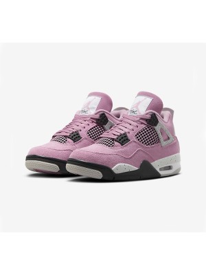 Air Jordan 4 Retro AQ9129-501 オーキッド トレンディなレトロスニーカー 快適なユニセックスデザイン