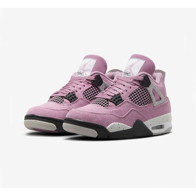 Air Jordan 4 Retro AQ9129-501 オーキッド トレンディなレトロスニーカー 快適なユニセックスデザイン