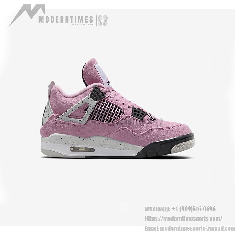 Air Jordan 4 Retro AQ9129-501 Orchid Sneakers in Unisex Design