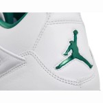 Air Jordan 4 FQ8138-103 White and Oxidized Green Shoes Air Jordan 4 FQ8138-103 White and Oxidized Green Sneakers Front View
