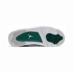 Air Jordan 4 FQ8138-103 White and Oxidized Green Shoes Air Jordan 4 FQ8138-103 White and Oxidized Green Sneakers Front View