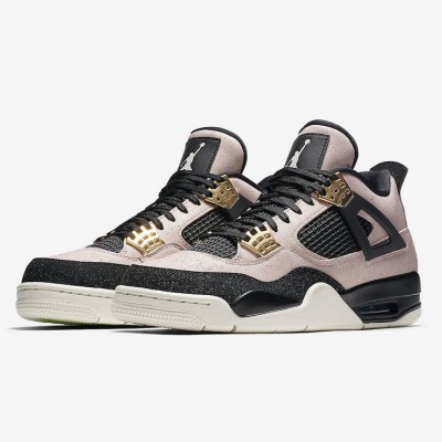 Women's Classic Retro Splatter Design Air Jordan 4 Retro Splatter AQ9129-601 Sneakers - Unique Style, Comfortable Fit