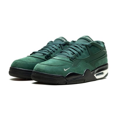 Air Jordan 4 x Nigel Sylvester "Pro Green" HF4334-300 - Collaborative Forest Green Low-Top Sneakers, Durable, Trendy, Street-Style