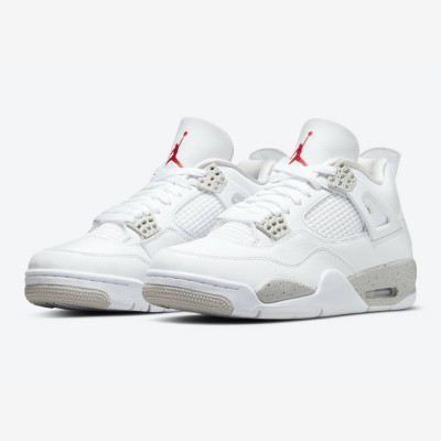 Air Jordan 4 "White Oreo" CT8527-100 Classic Limited Edition Basketball Shoes - The Perfect Blend of Style and Comfort